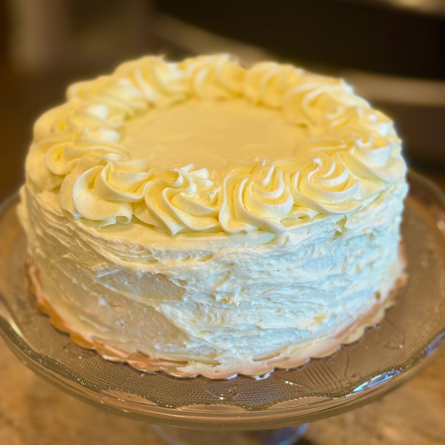 Lemon Blueberry Layer Cake