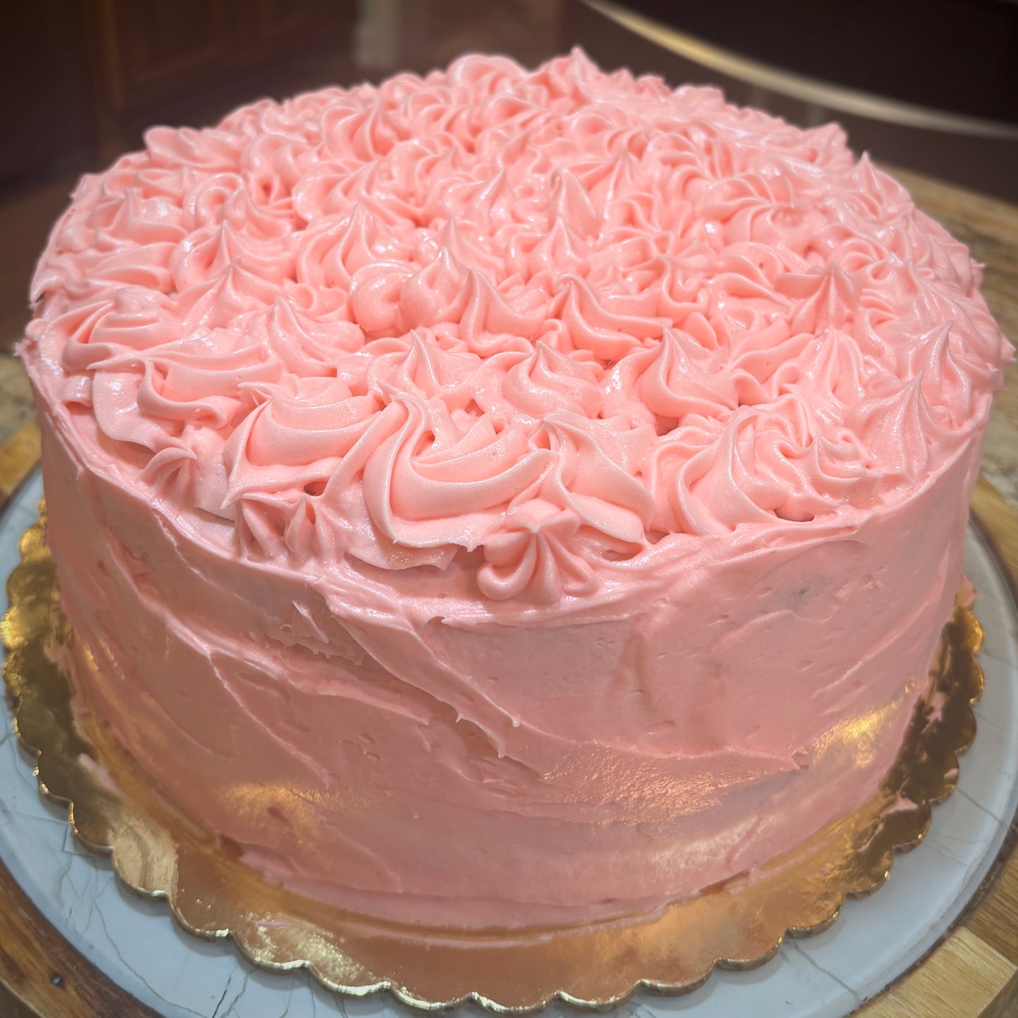 Strawberry Rose Cake