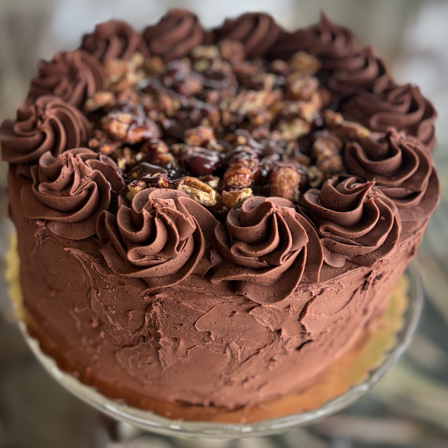 Praline Pecan Whiskey Cake