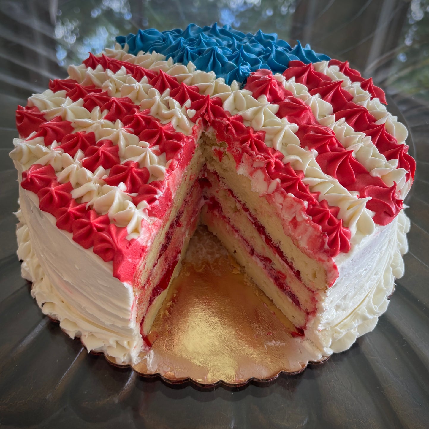 American Flag Cake