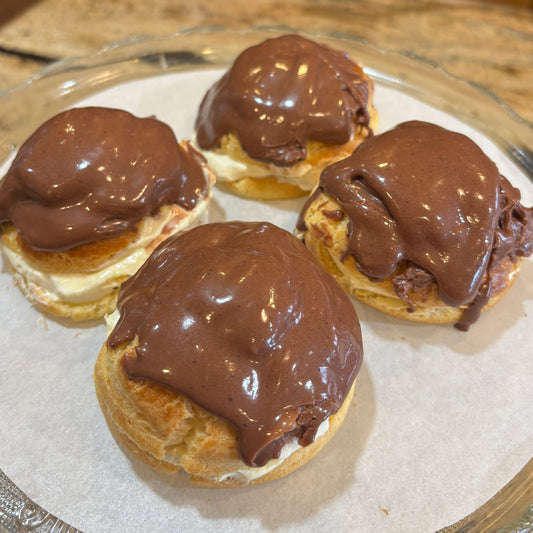 Chocolate Covered Cream Puffs