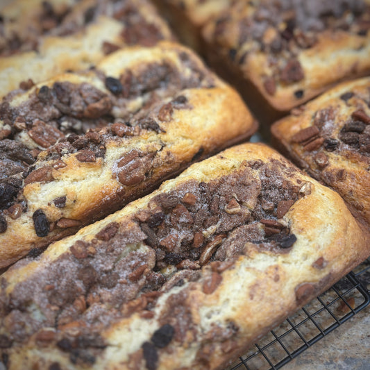 Cinnamon Raisin and Pecan Swirl Bread