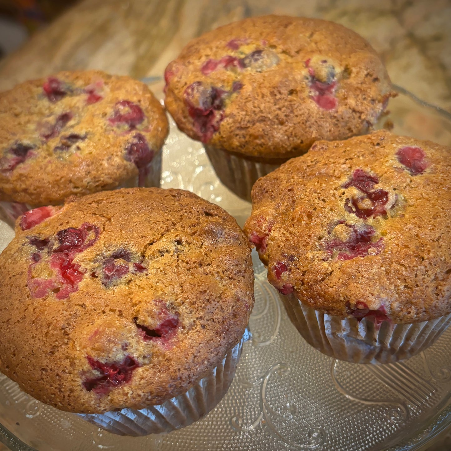 Cranberry Nut Muffins (Pkg of 4)