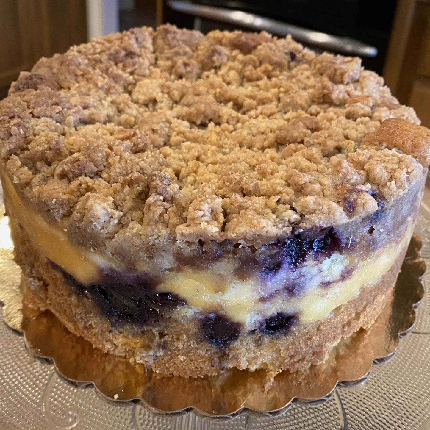 Blueberry Cream Cheese Coffee Cake